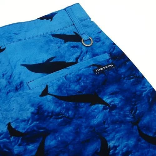 E06556 新品 PEARLY GATES ショートパンツ：4 ブルー