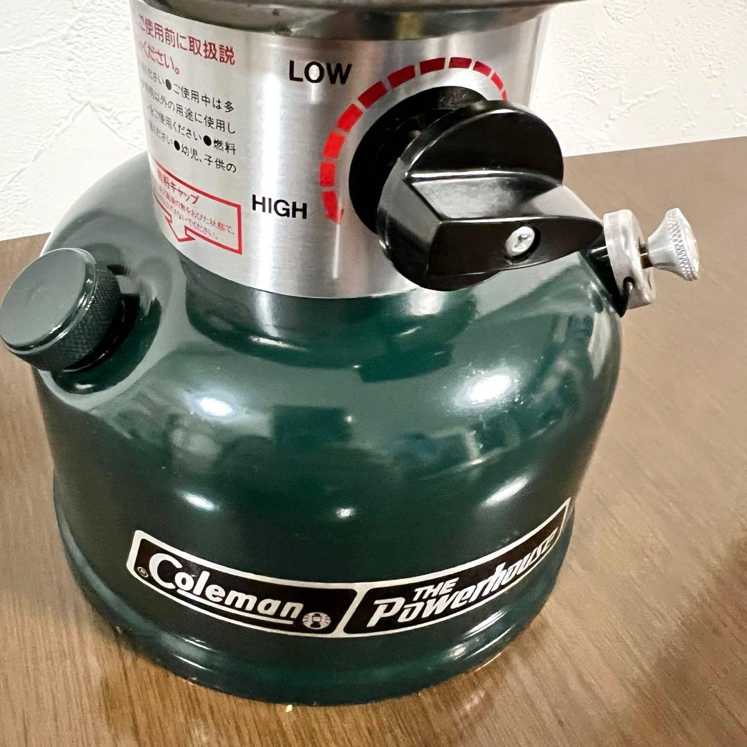 Coleman Powerhouse 290 ランタン 旧ロゴ赤ケース付き