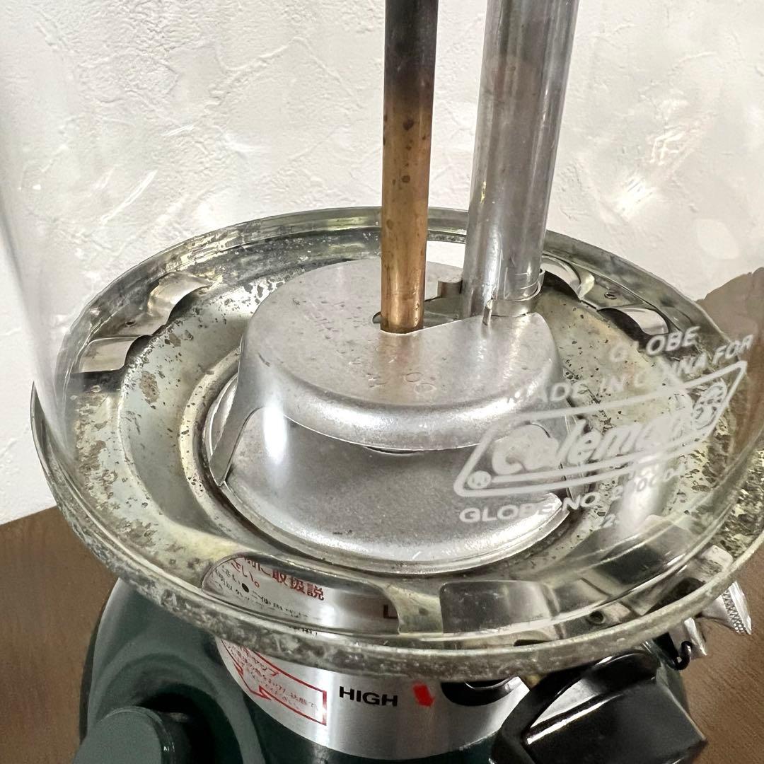 Coleman Powerhouse 290 ランタン 旧ロゴ赤ケース付き