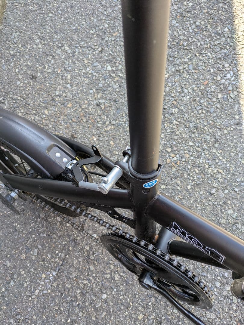 WANIDA 自転車 折りたたみ クロスバイク 12インチ 軽量 小型 ブラック