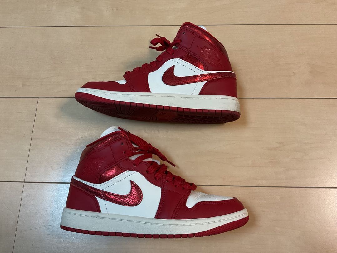 Nike Air Jordan 1 ミッド SE セイル　24.5cm 美品