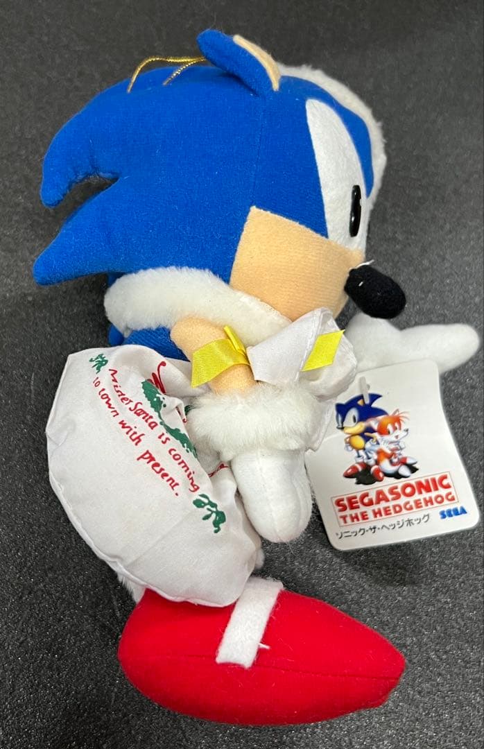 SEGA 希少 非売品 サンタ帽子 ソニック・ザ・ヘッジホッグ ぬいぐるみ 限定