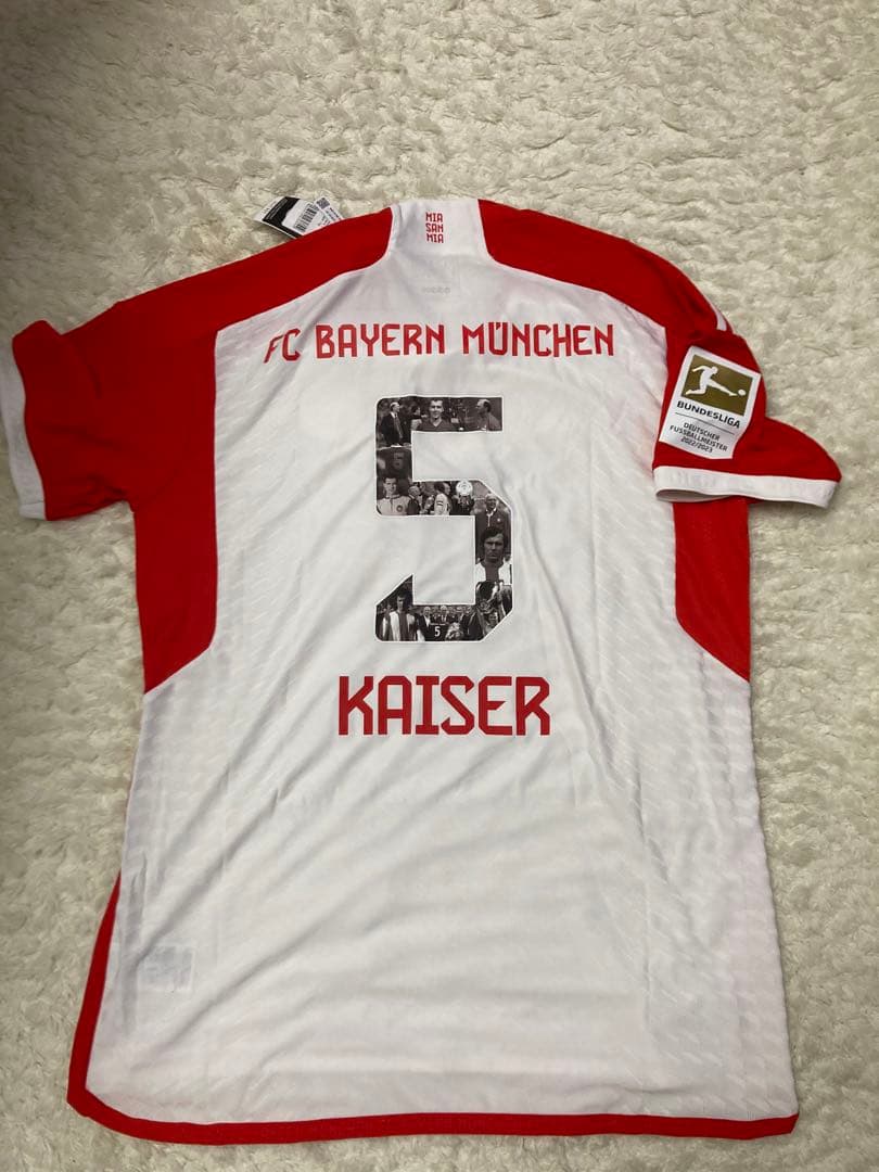 ラスト1着）日本未発売　皇帝ベッケンバウアー追悼試合オーセンティックユニフォーム