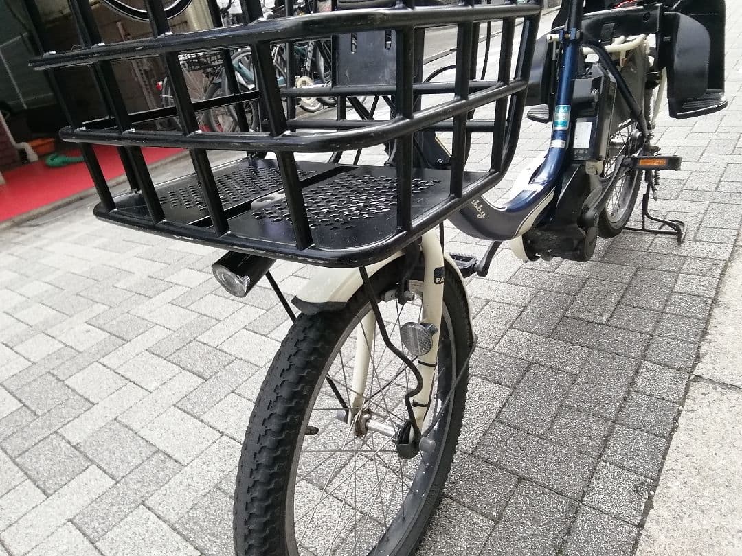 中古電動アシスト自転車 チャイルドシート付き