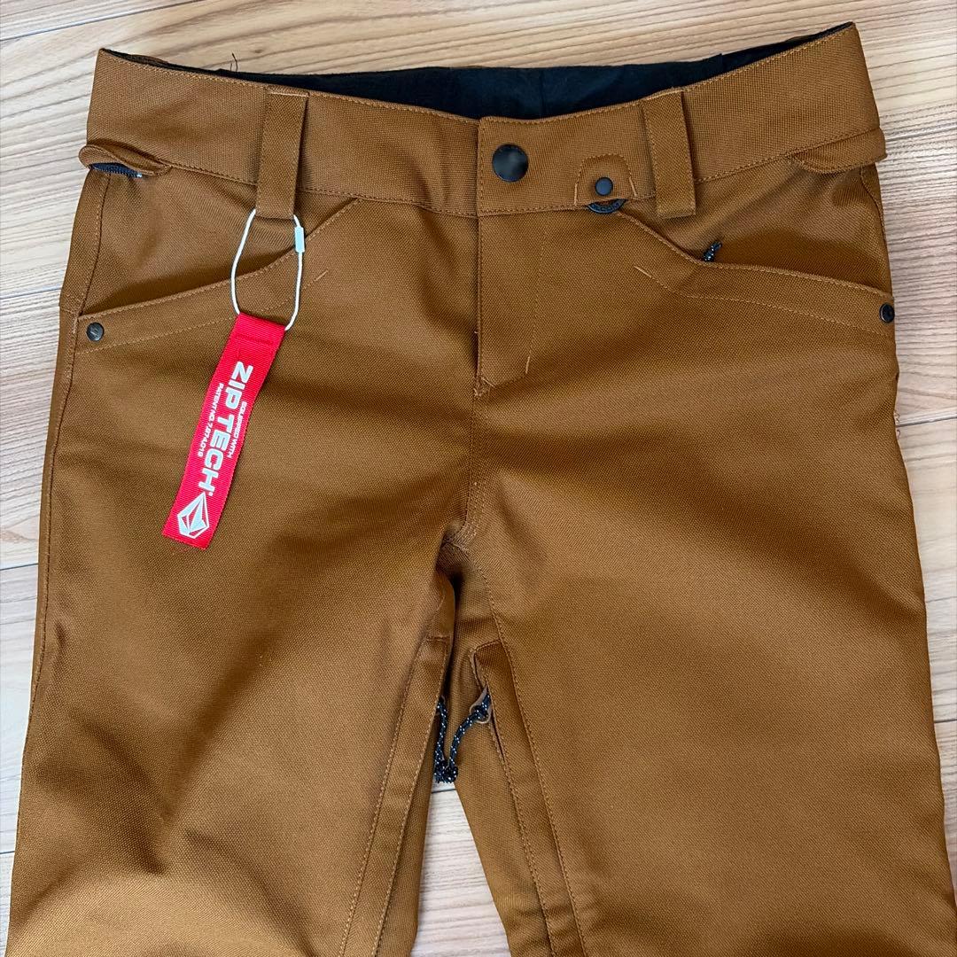 未使用級✨VOLCOM ボルコム スノーボードウェア スノボ パンツ S 茶