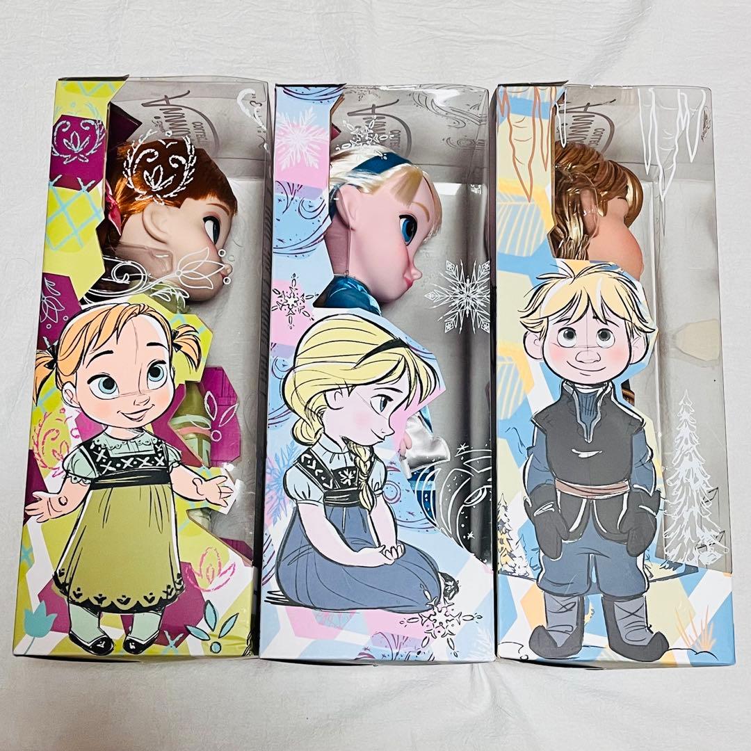 ディズニー　アニメータードール　アナ　エルサ　クリストフ　セット