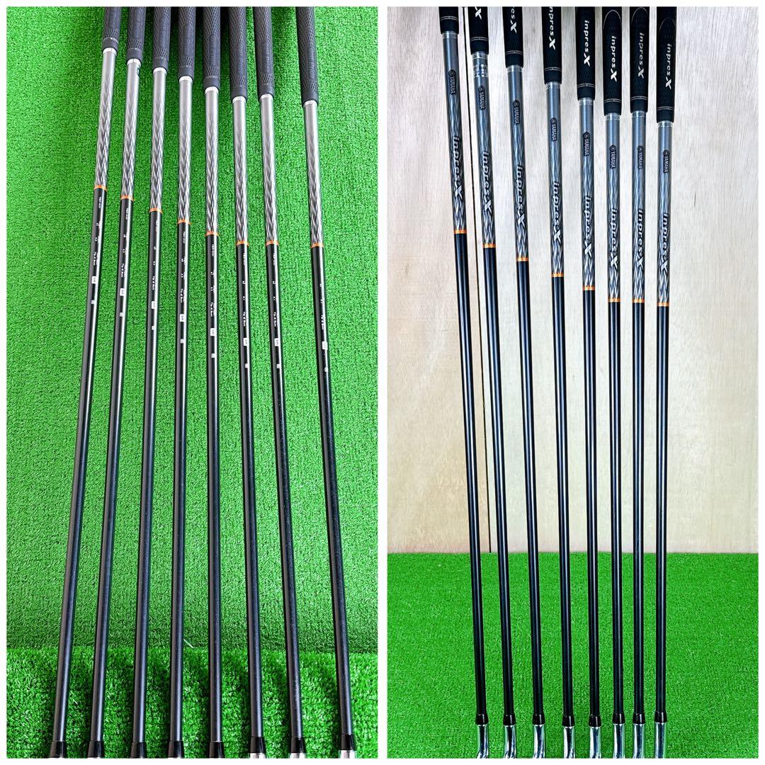 豪華８本 YAMAHA inpresX ZCAVITY SR メンズ アイアン