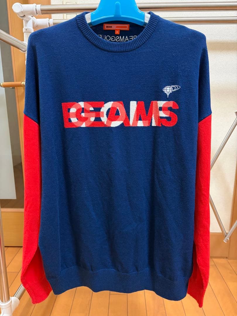 BEAMS GOLF ビームス ゴルフ　クルーネックセーター