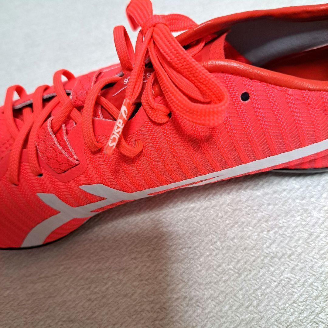 未使用　ASICS スパイクシューズ オレンジ　陸上　アシックス　スポーツ　靴