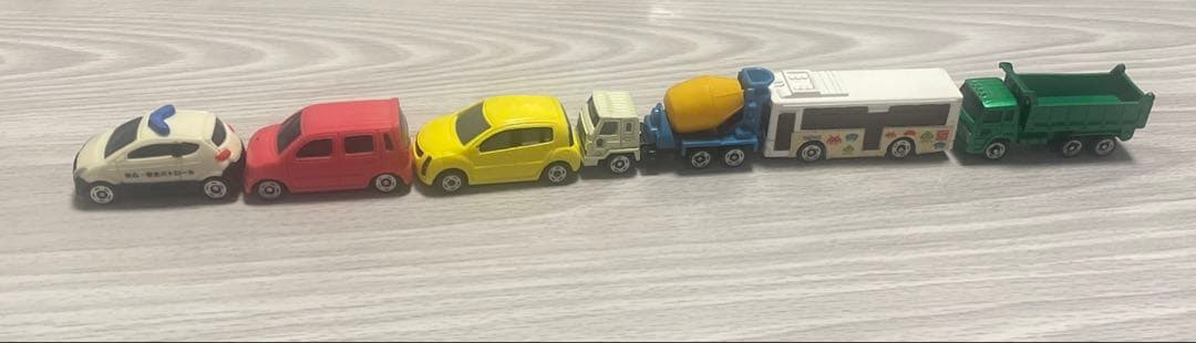 ミニカー パトカー 車 コンクリート TAITO トラック おもちゃ 男の子