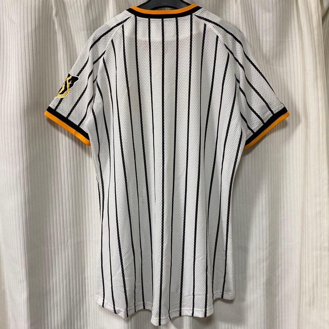 美品 阪神タイガース復刻ユニフォーム　シャープ産業 背番号なし無地L 90年