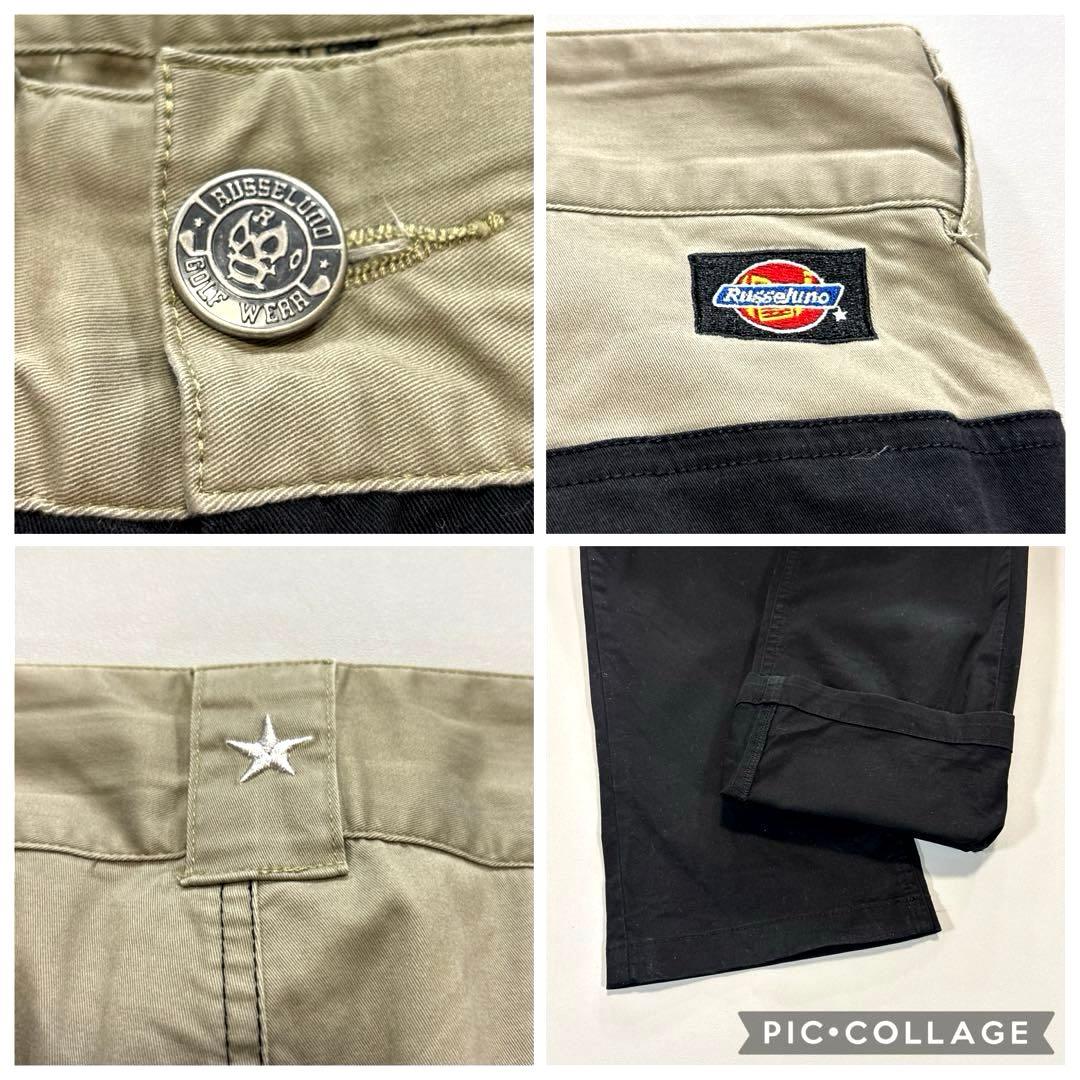 ラッセルノ ロングパンツ　ルチャ　マスクマン　ブラック　サイズ5 春夏