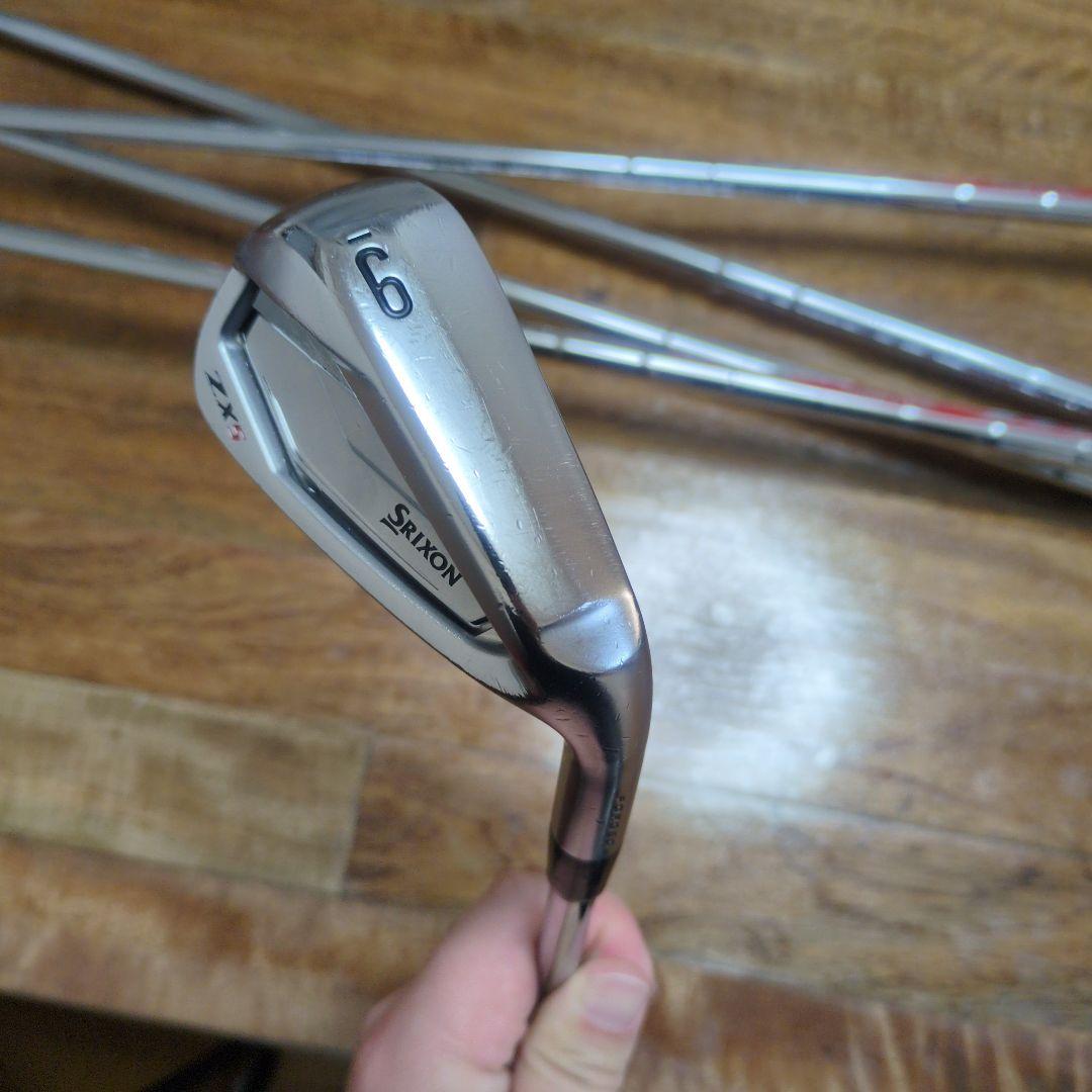 こんちゃん。 アイアンセットSRIXONスリクソンZX5赤白混合6本セット