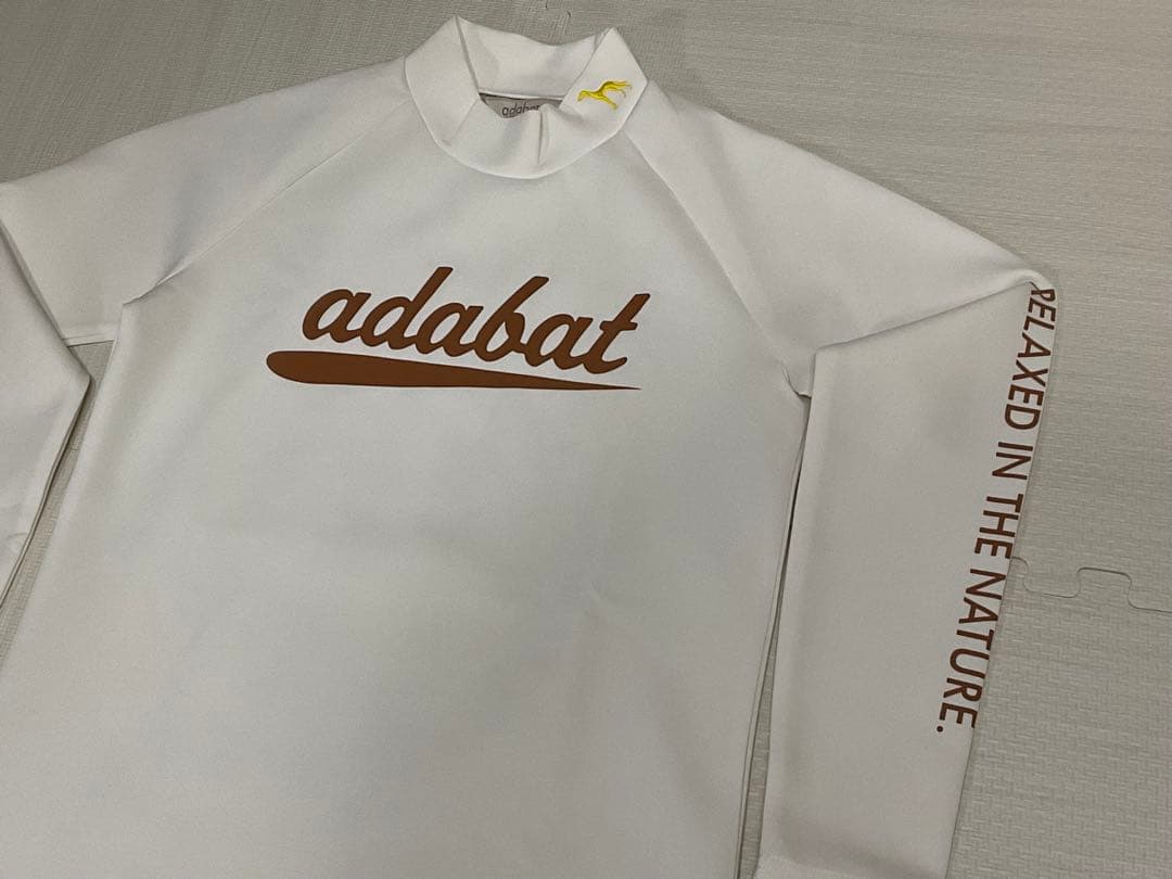 ADABAT ハイカラー 吸湿発熱 ストレッチ シャツ モックネック ロンT