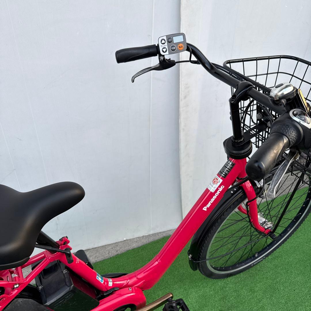 Panasonicパナソニック電動アシスト自転車26インチ 16Ah レッド