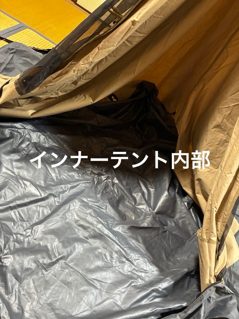 dod チマキテント　tc素材　ワンポールテント　サンドベージュ