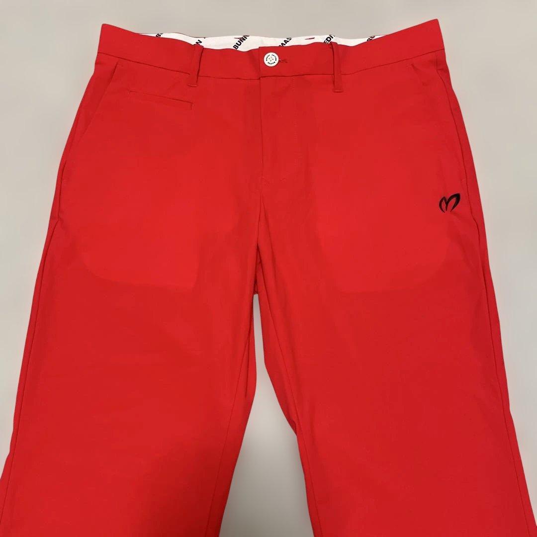 マスターバニーエディション ストレッチパンツ MBEロゴ レッド 5