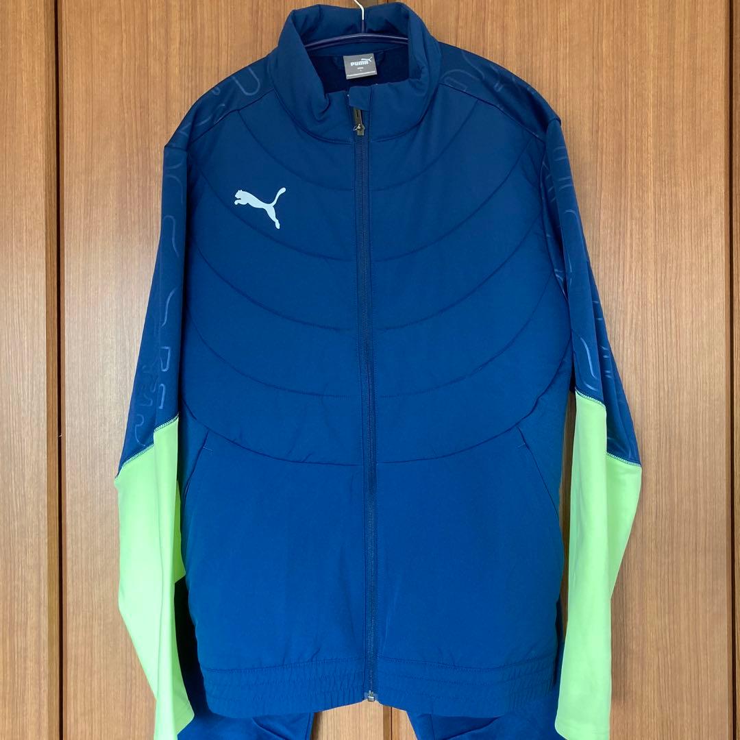 PUMA WARMCELL ジャージ L ネイビー/ライム