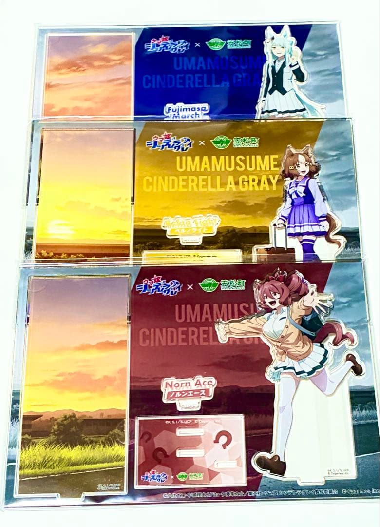 ウマ娘　シンデレラグレイ✖️笠松町　ノルンエース　フジマサマーチ　ベルノライト