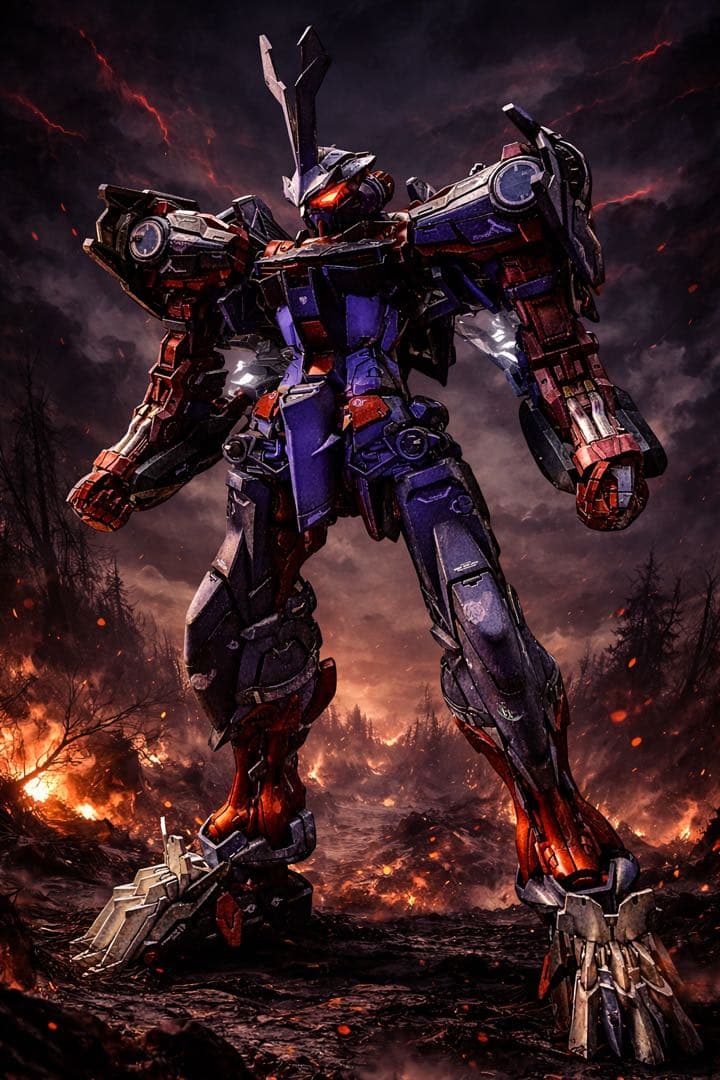 MG1/100ガンダムアストレイミラージュフレーム セカンドイシュー全塗装完成品