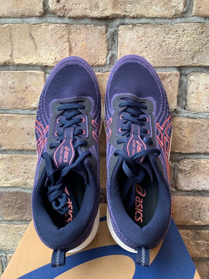 正規品美品！asics EvoRide SPEED 25.0cm ネイビー