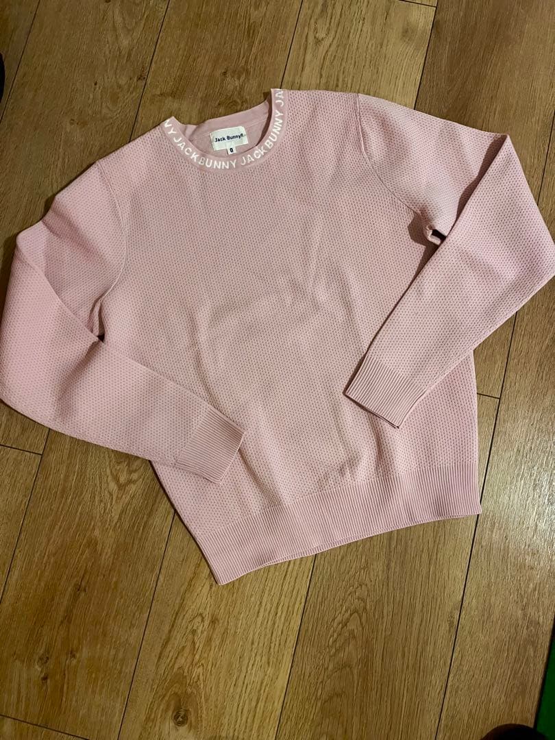 Jack Bunny!! メッシュセーター ピンク 美品サイズ0