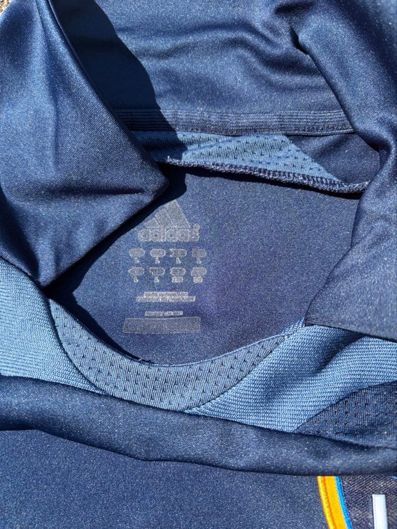 adidas LA Galaxy ネイビー長袖シャツ ゲームシャツ