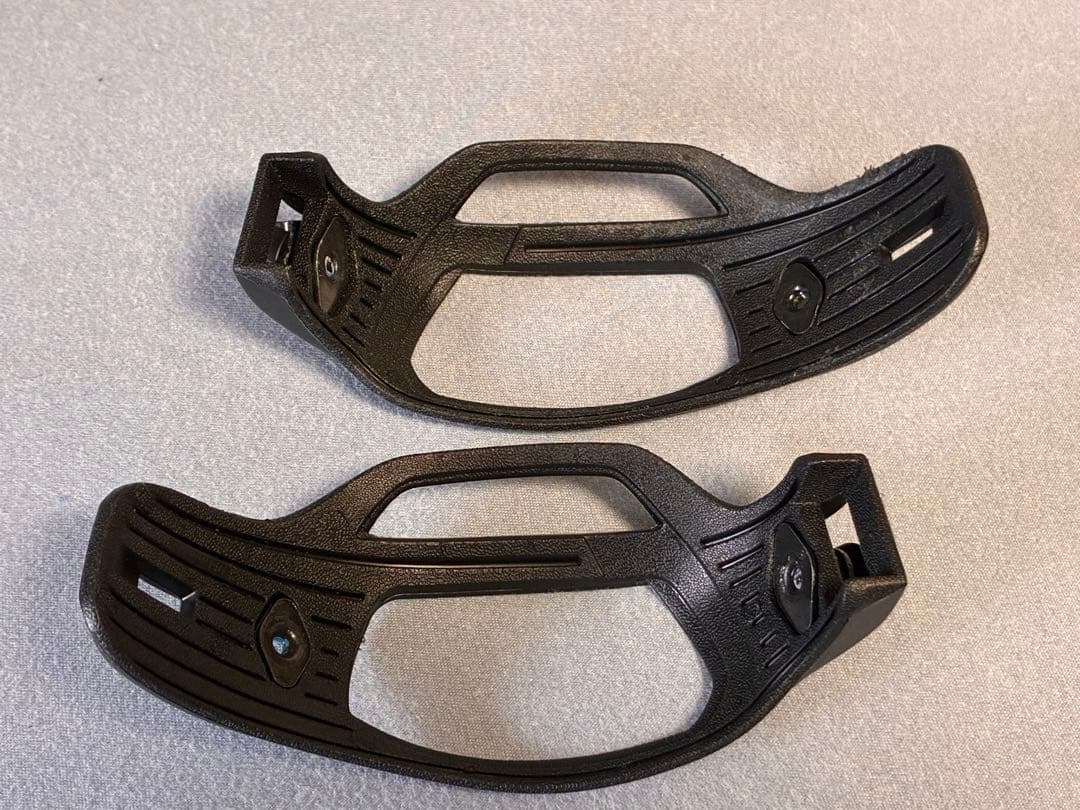 バートンBURTONバインディング用【スーパーグリップトゥストラップ左右】M黒