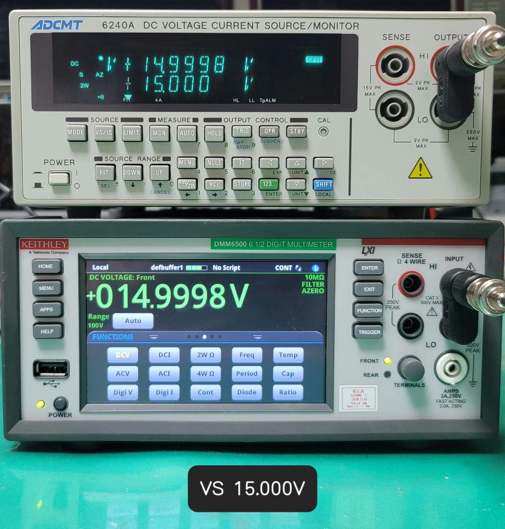 その他 ADCMT 6240A DC VOLTAGE CURRENT SOURCE