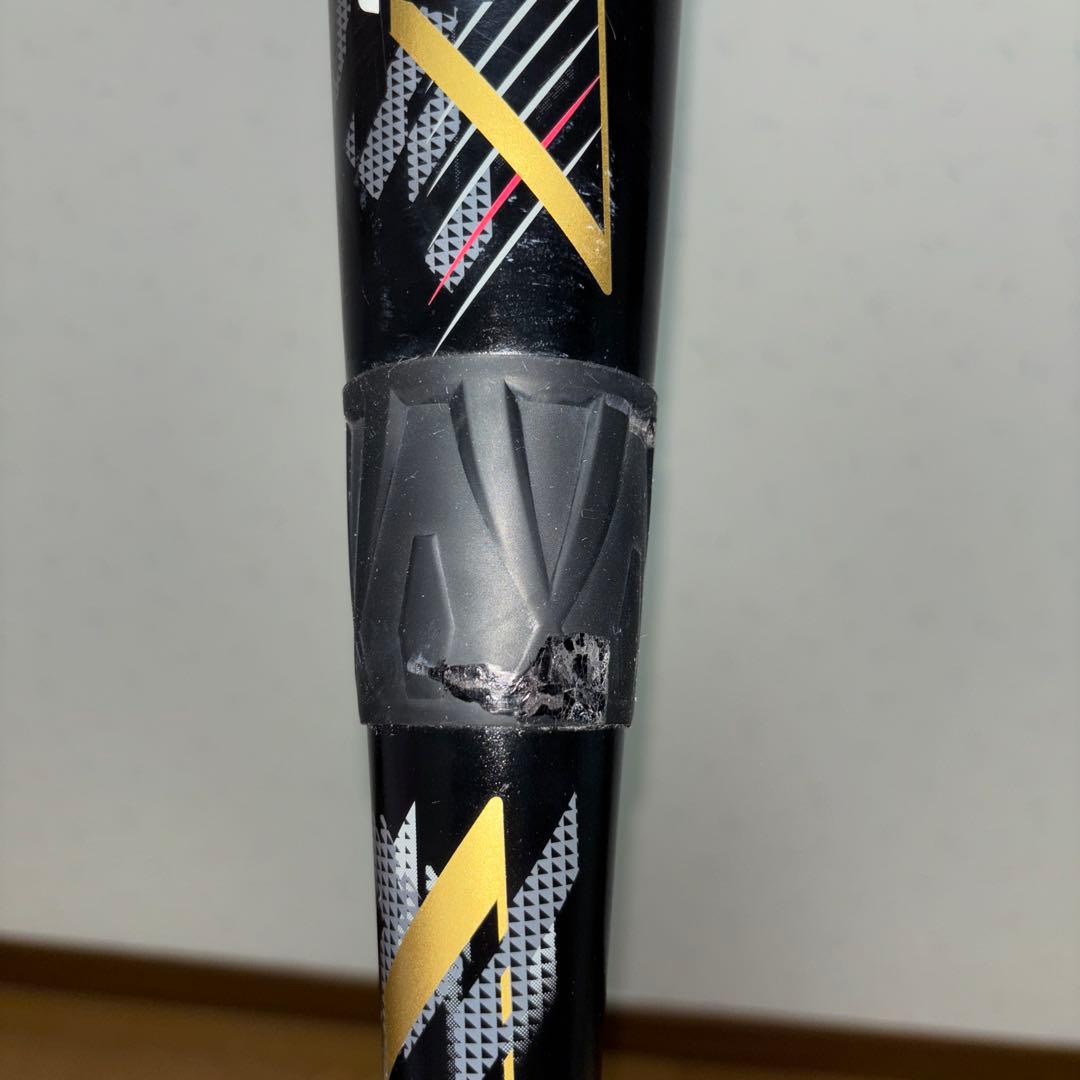 お得品　ブラックキャノンX 軟式複合バット84cm グリップリップ・ケース付