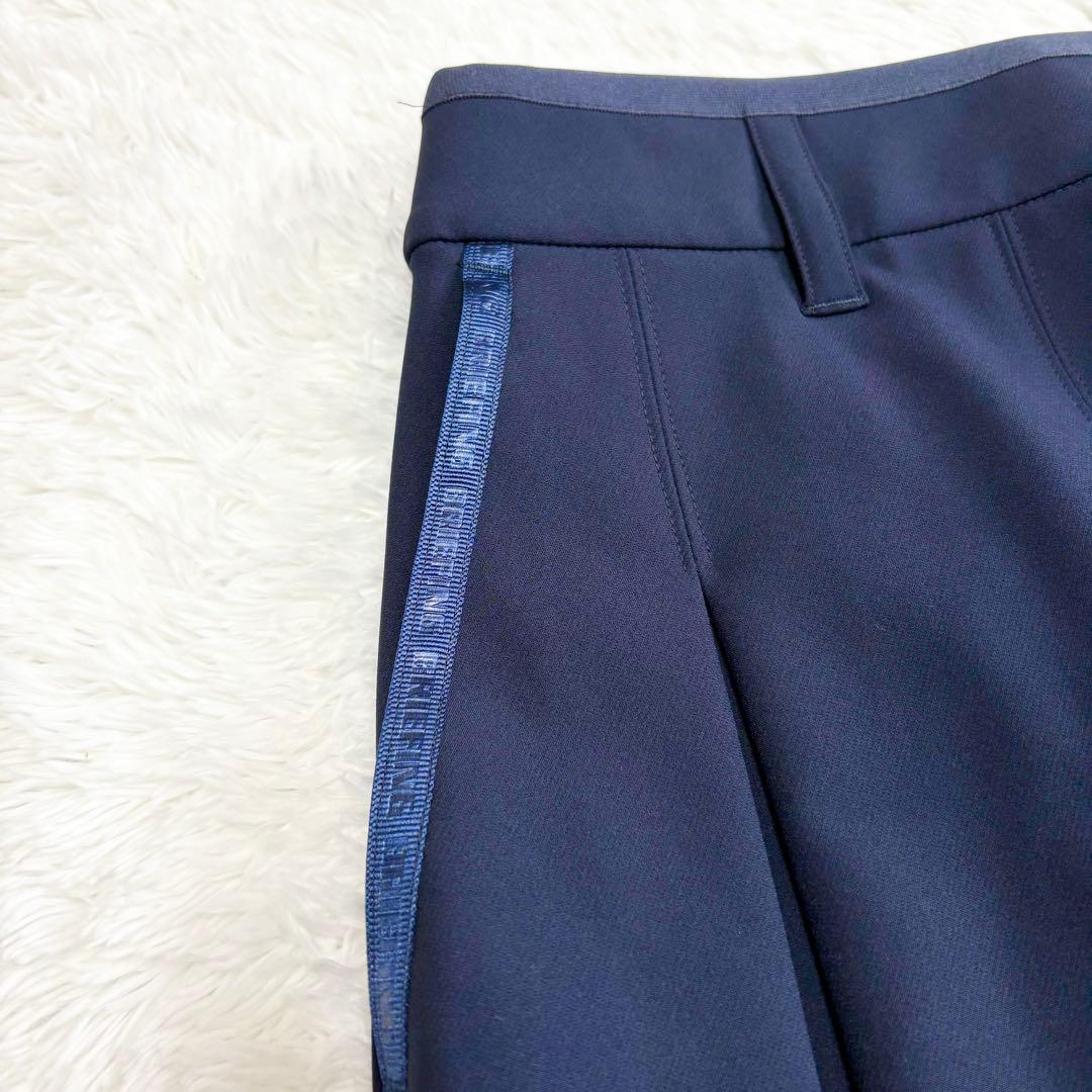 25SS BRIEFING GOLF ロゴテープ　プリーツ　スカート　ネイビー