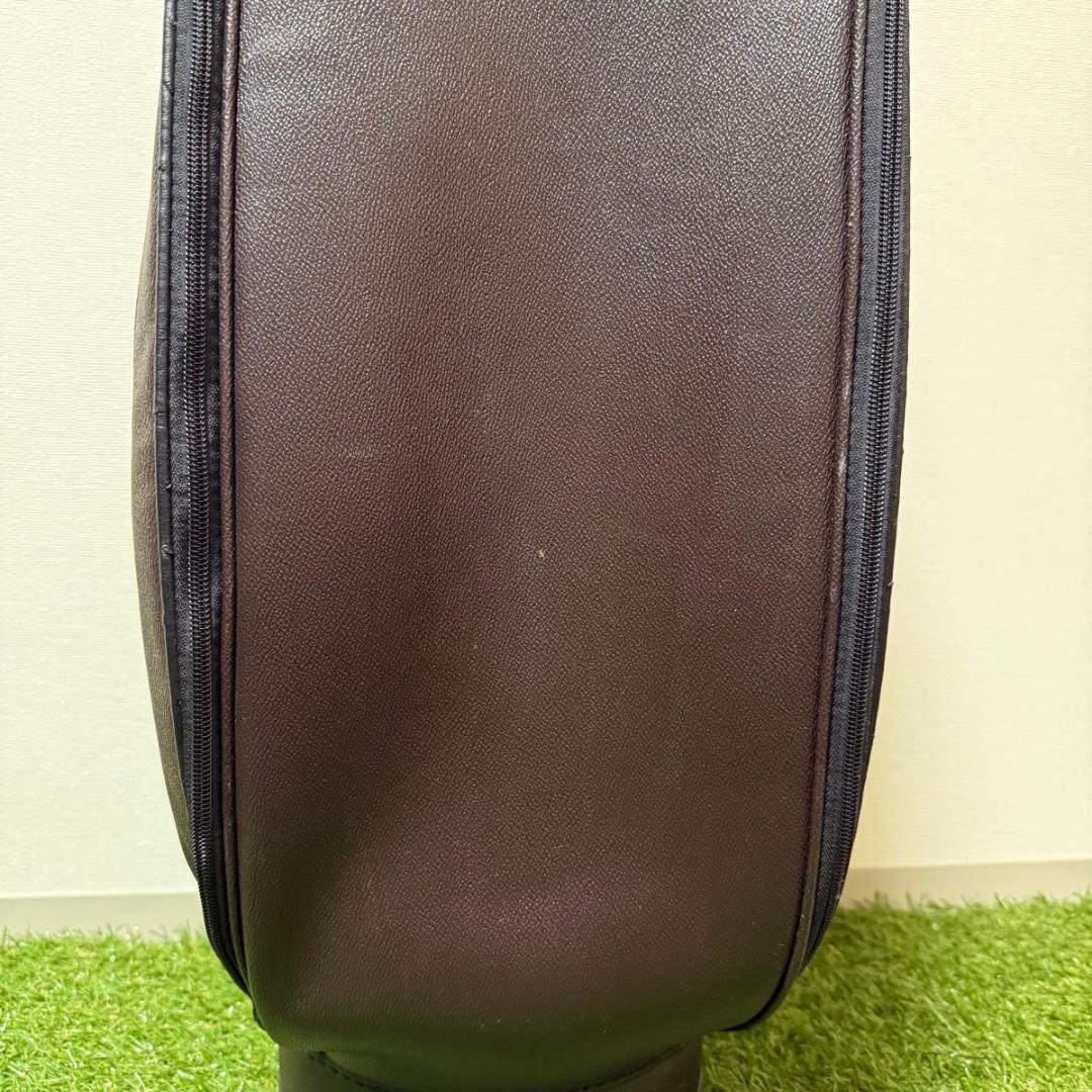 kasco キャスコ キャディバッグ ゴルフバッグ オーストリッチ レザー