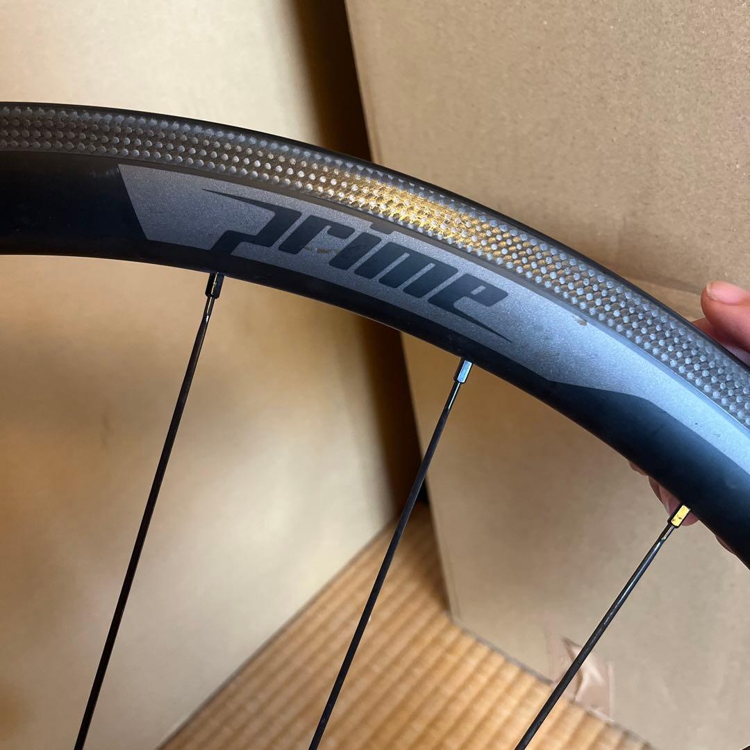 primeプライムrp-38 カーボンホイール　リムブレーキ前後セット