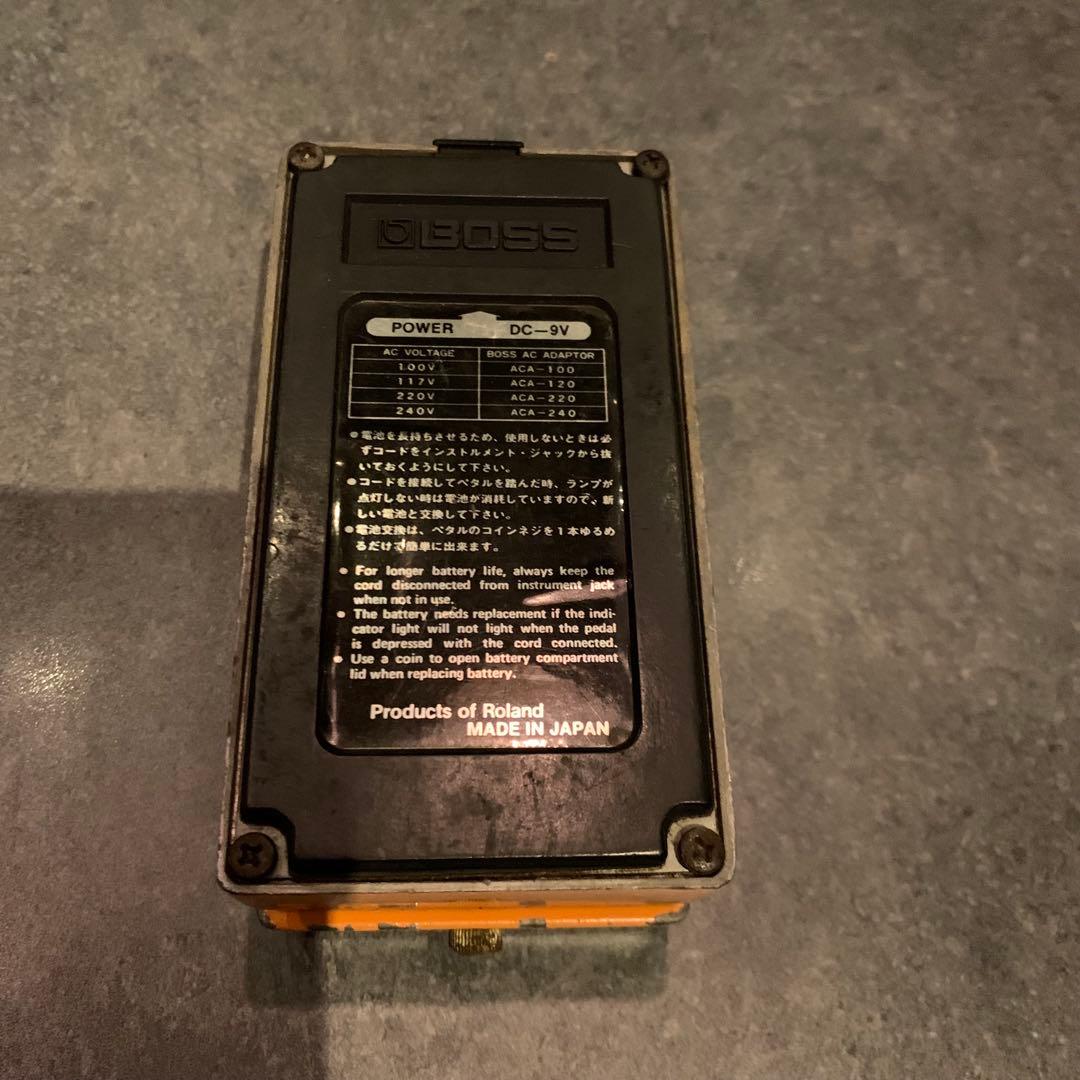 BOSS DS-1 80年製 銀ネジ 全角ハイフン