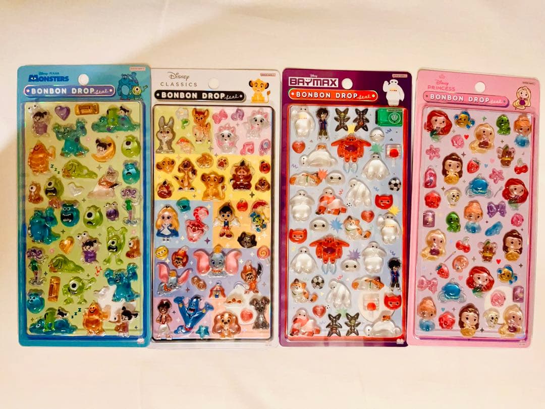 【正規品】ボンボンドロップシール　ディズニー 第2弾 コンプリートセット