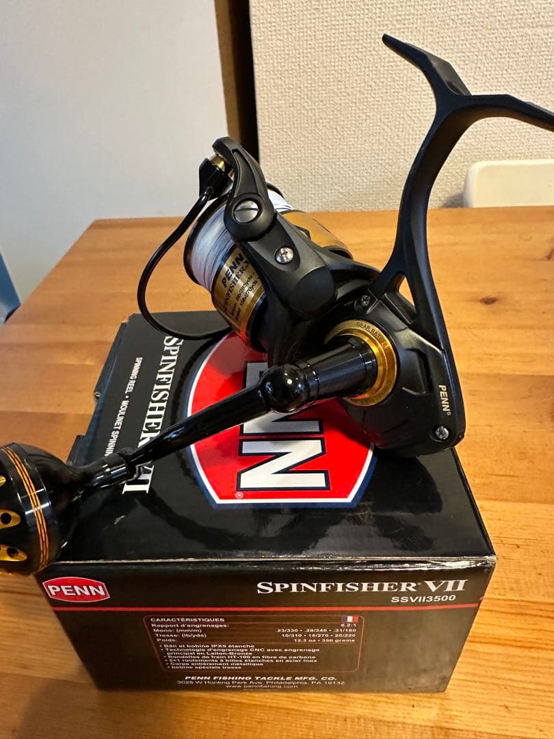 PENNペンSpinfisher VII 3500 スピニングリールIPX5美品