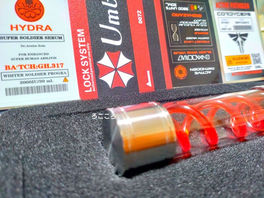 【ラスト1点】Ver.RED バイオハザード ウイルス 保護容器 レプリカセット