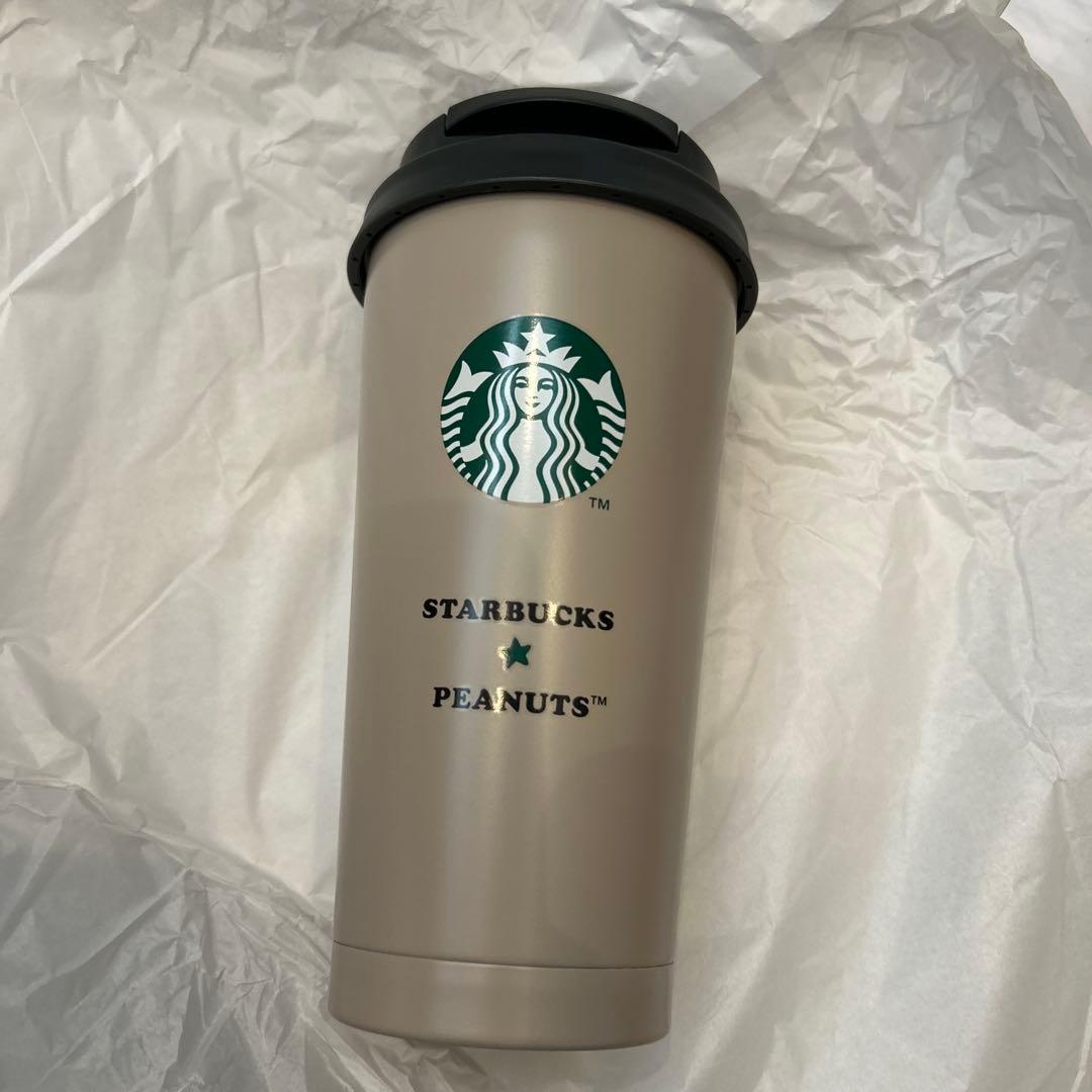 Starbucks スヌーピー 水筒 473ml グレー
