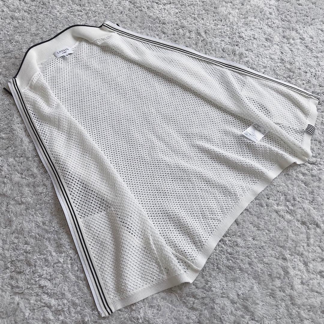 希少•美品【メッシュ＆リブニット】ランバンスポール／ゴルフウェア／ベストへ