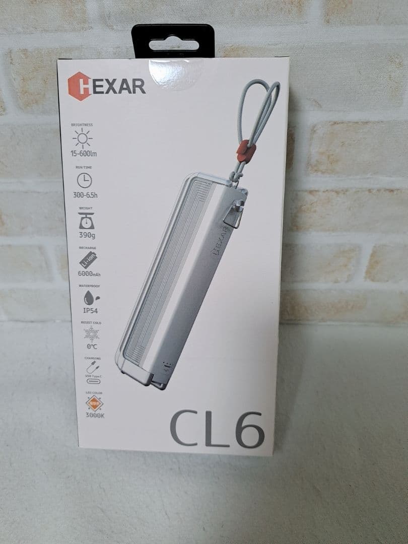 新品未使用HEXARヘキサー導光パネル LED ランタン 充電式