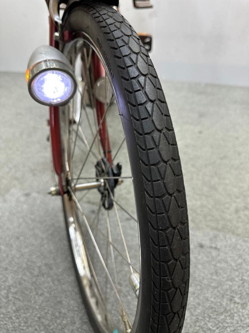 ブリヂストンアンジェリーノ チャイルドシート付き電動自転車　大型フロントカゴ