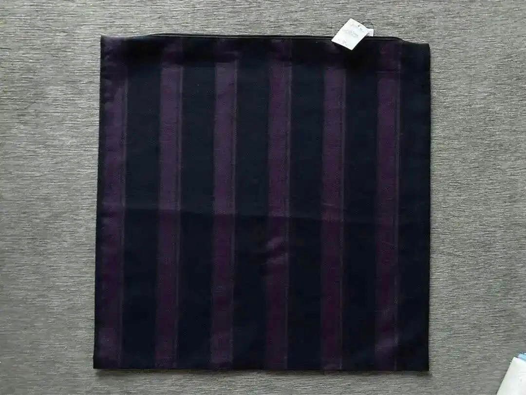 【小倉縞縞】クッションカバー　新品・未使用　サイズ45×45cm 小倉織