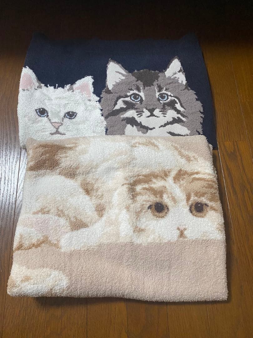 新品未使用品★gelato pique CAT ジャガードブランケット