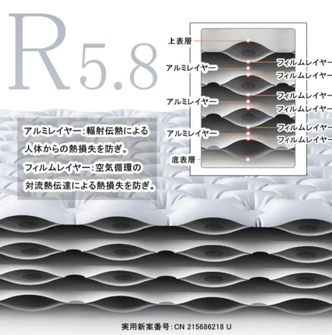 Naturehike エアーマット R5.8 Lサイズ