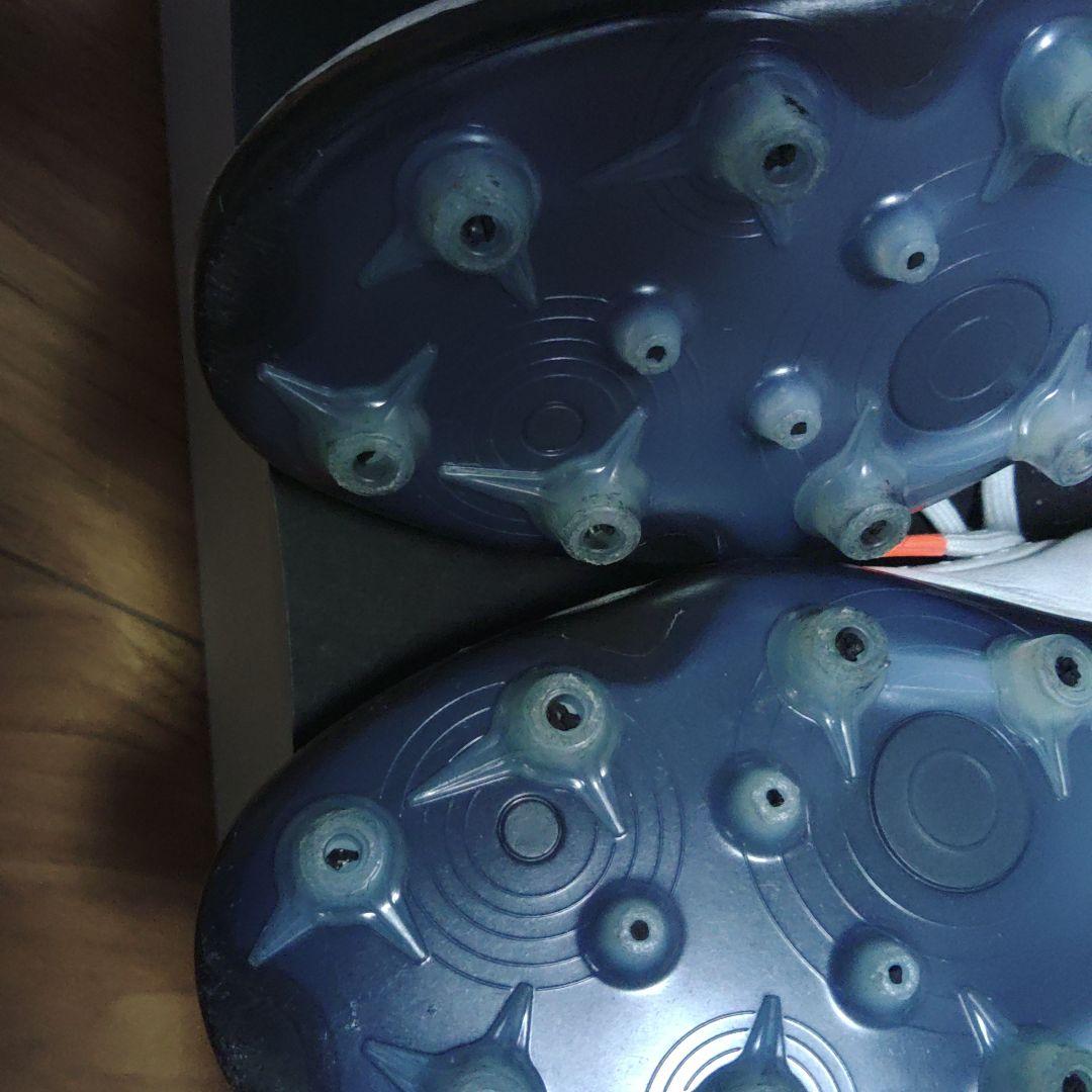 Nike Tiempo サッカーシューズ ホワイト/オレンジ