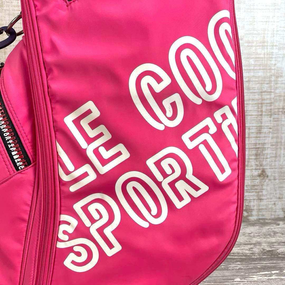 le coq sportif GOLF レディースキャディバッグ　ピンク　超軽量