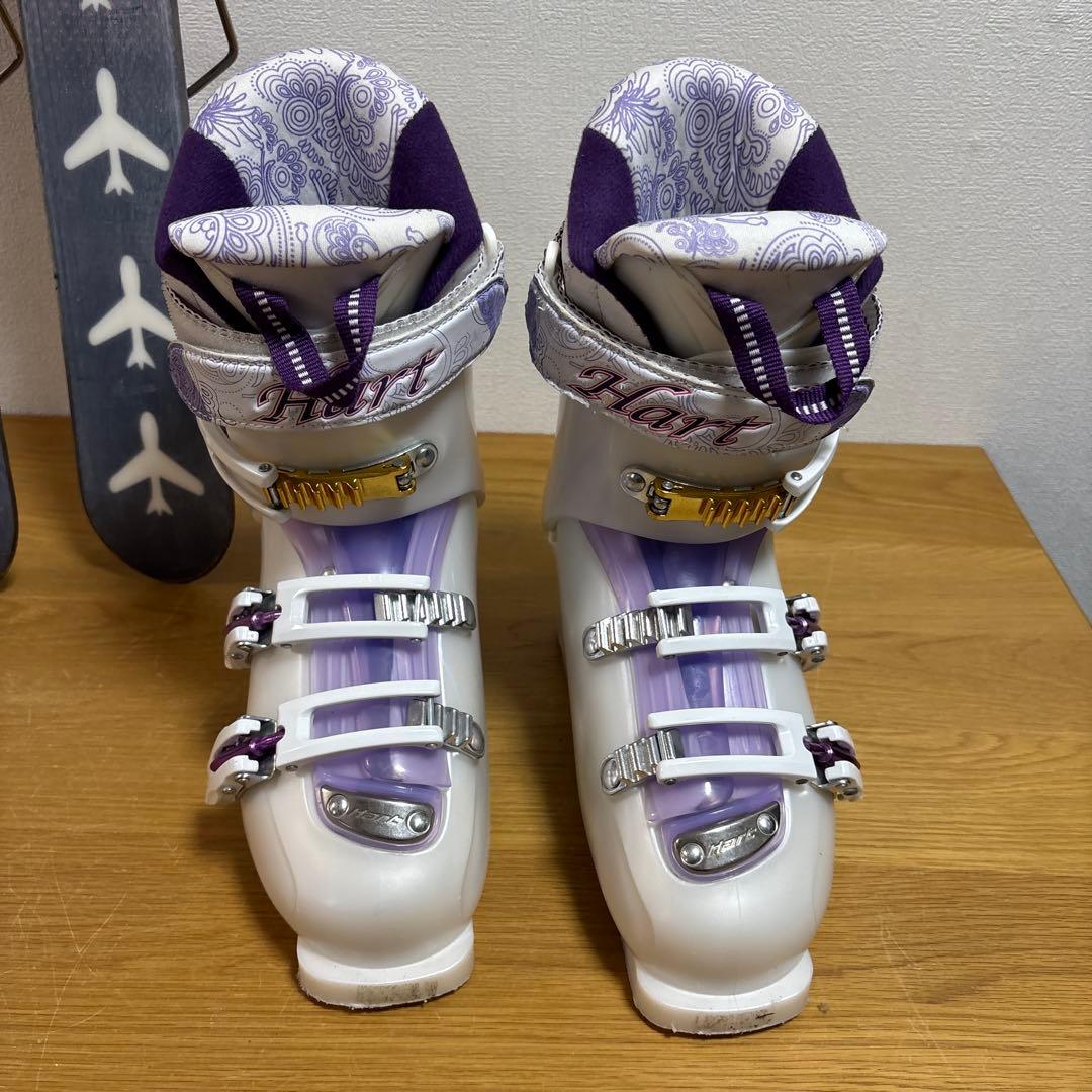 レディースショートスキーセット　Mizuno 90cm Hart 24cm
