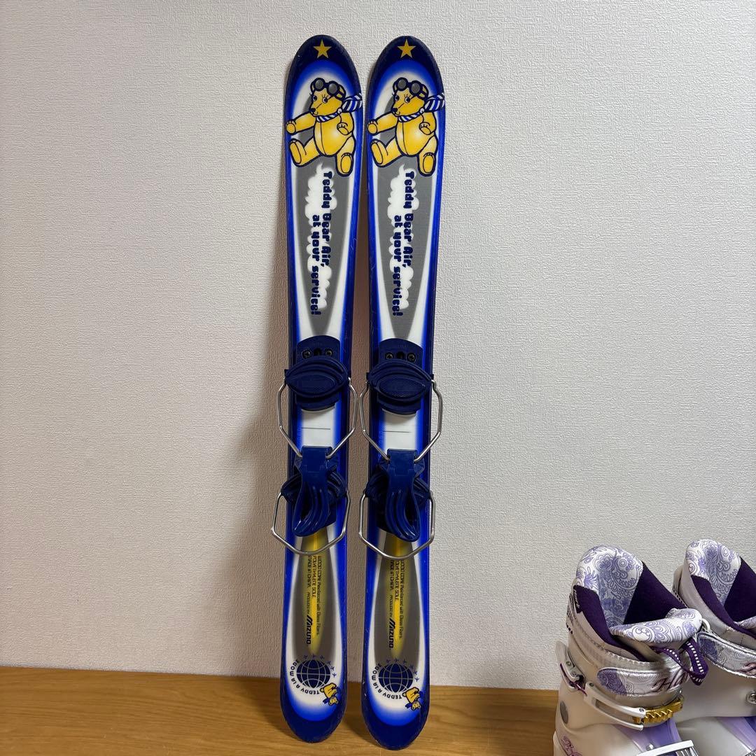 レディースショートスキーセット　Mizuno 90cm Hart 24cm