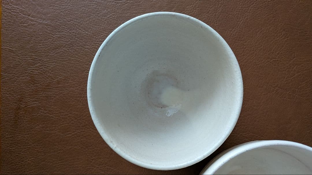 島るり子 粉引 飯碗 カフェオレボウル 茶碗 作家物 美品