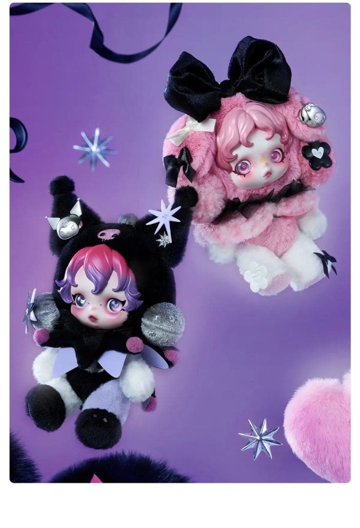 ◾️スカルパンダ　マイメロディ　クロミぬいぐるみペンダント　サンリオ　2点セット